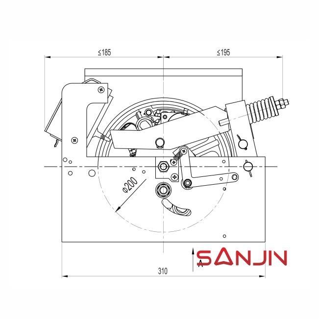Elevator safety parts Elevator Overspeed Governor OX-208Q