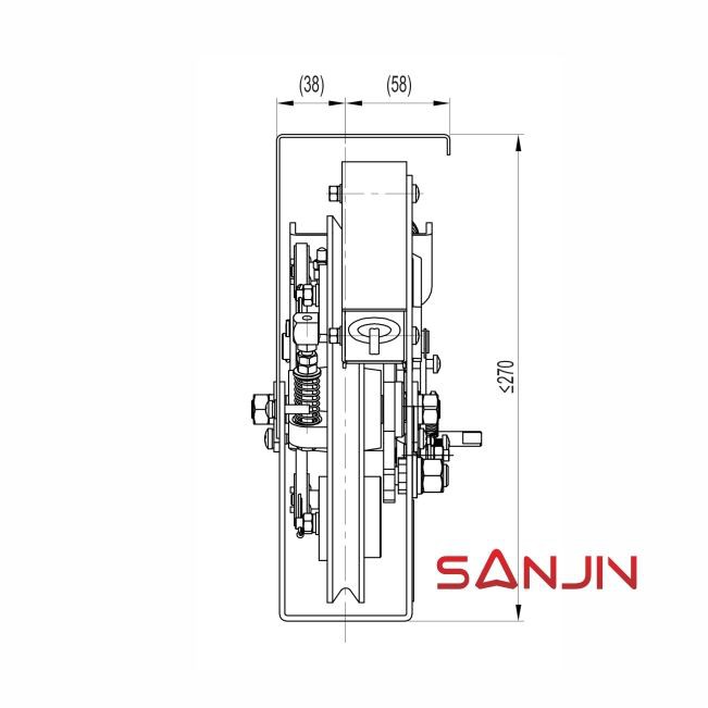 Elevator parts Elevator Overspeed Governor OX-208Q